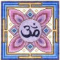 7129 Om Mandala Needlepoint Canvas 7" x 7"
