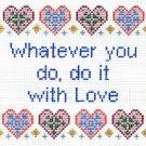 6221 Love Saying Needlepoint Canvas