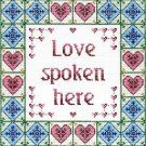 6219 Love Saying Needlepoint Canvas