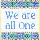 7123 We Are All One Needlepoint Canvas