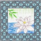 6282 Zen Lotus Needlepoint Canvas