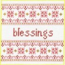 7107 Blessings Needlepoint Canvas