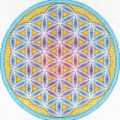 7120 Flower of Life Needlepoint Canvas