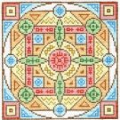 7128 Mandala Needlepoint Canvas