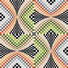 6268 Optical Geometric Needlepoint Canvas