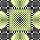6249 Optical Geometric Needlepoint Canvas