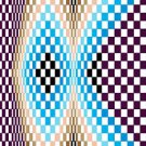 6256 Optical Geometric Needlepoint Canvas