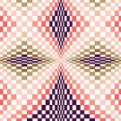 6255 Optical Geometric Needlepoint Canvas