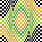 6260 Optical Geometric Needlepoint Canvas