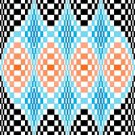 6259 Optical Geometric Needlepoint Canvas