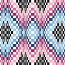 6263 Optical Geometric Needlepoint Canvas