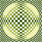 6254 Optical Geometric Needlepoint Canvas