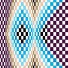 6256 Optical Geometric Needlepoint Canvas