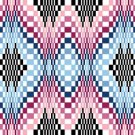 6263 Optical Geometric Needlepoint Canvas