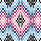 6262 Optical Geometric Needlepoint Canvas
