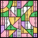 6229 Geometric Abstract Needlepoint Canvas