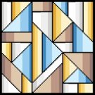 6228 Geometric Abstract Needlepoint Canvas