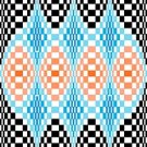 6259 Optical Geometric Needlepoint Canvas