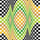 6260 Optical Geometric Needlepoint Canvas