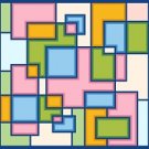 6233 Geometric Abstract Needlepoint Canvas