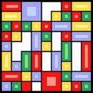 6227 Geometric Abstract Needlepoint Canvas