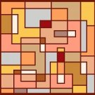 6234 Geometric Abstract Needlepoint Canvas