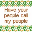 6115 Sayings Needlepoint Canvas