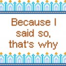 6120 Sayings Needlepoint Canvas