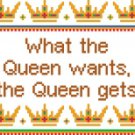 6142 Queen Needlepoint Canvas