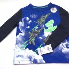 Oshkosh Boys Long Sleeve Graphic T Shirt Size 2 T Blue Black Jet Plane Print Oshkosh Boys Long Sleeve Graphic T Shirt Size 2 T Blue Black Jet Plane Print