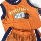 Baby Q Boys Outfit Set Size 18 Months Tank Top and Shorts Navy Orange Baby Q Boys Outfit Set Size 18 Months Tank Top and Shorts Navy Orange