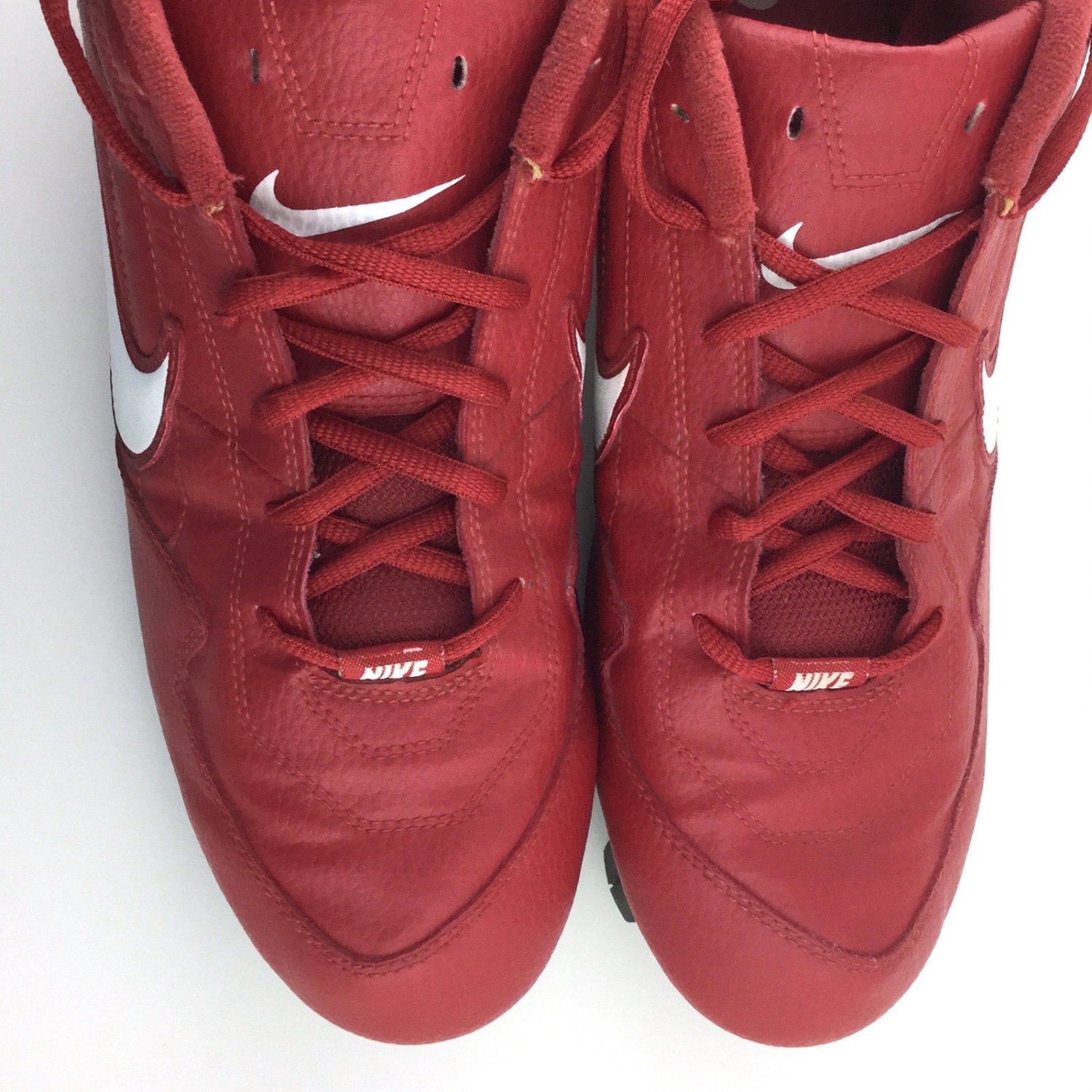 red nike football cleats