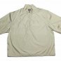 Men's Golf Jacket Size XL Light Weight Tan Windbreaker By Golf America