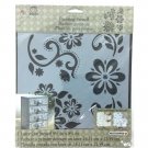 Plaid Floral Stencil Laser Cut Size 8.5 X 9.5 in Debbies Craft Folk Art New Plaid Floral Stencil Laser Cut Size 8.5 X 9.5 in Debbies Craft Folk Art New