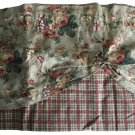 Window Valance Floral/Plaid Earth Tone Decorative Curtain Treatment 56in Wide Window Valance Floral/Plaid Earth Tone Decorative Curtain Treatment 56in Wide