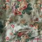 Window Valance Floral/Plaid Earth Tone Decorative Curtain Treatment 56in Wide