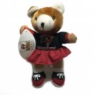 Vintage Tampa Bay Buccaneers Teddy Bear 12 Inches Tall Cheerleader New