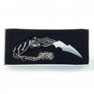 Rebel Edge Fixed Blade Skull Handle Knife Model BK1132 Stainless Steel Rebel Edge Fixed Blade Skull Handle Knife Model BK1132 Stainless Steel