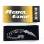Rebel Edge Fixed Blade Skull Handle Knife Model BK1132 Stainless Steel
