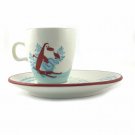 Starbucks Holiday Collectible Coffee Mug and Plate Saucer Snowman Penguin 2007 Starbucks Holiday Collectible Coffee Mug and Plate Saucer Snowman Penguin 2007