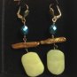Dangle Jade Earrings Jewelry By Friends Sitcom Designer Debra McGuire