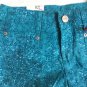 New Bongo Womens Shorts Size 5 Juniors Blue Print