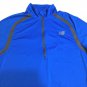 New Balance Mens  Reflective Running Jacket Size M Quarter Zip Pullover