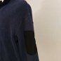 ORVIS Mens Pullover Sweater Size L Navy Blue 1/4 Zip Front