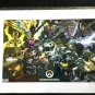 Limited Edition Blizzard Overwatch Anime Print with COA Matted Anniversary Art