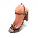 Gianni Bini McKaria Floral Print Block Heel Dress Sandals Size 9 M - Worn Once Gianni Bini McKaria Floral Print Block Heel Dress Sandals Size 9 M - Worn Once
