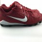 Nike Mens Red Soccer Cleats Size 13 Football Athletic Leather Shoes