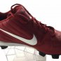 Nike Mens Red Soccer Cleats Size 13 Football Athletic Leather Shoes