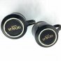 Gevalia Kaffe Ceramic Coffee Mug 2 Sweden Black Gold Logo Cups Discontinued