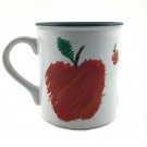 Joanne Fink and Janet Hoffberg Ceramic Coffee Mug Apple Design Joanne Fink and Janet Hoffberg Ceramic Coffee Mug Apple Design